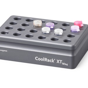 Corning® CoolRack XT M24, Holds 24 x 1.5 or 2mL Microcentrifuge Tubes - P659-432040