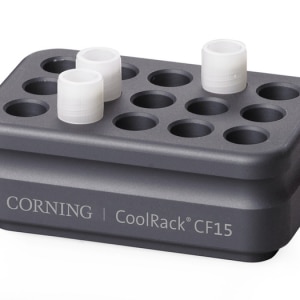 Corning® CoolRack CF15, Holds 15 Cryovial or FACS Tubes - P659-432049