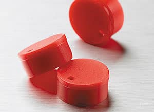 Corning Red Polypropylene Cryogenic Vial Cap Inserts