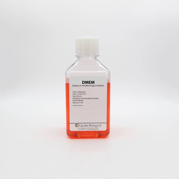 DMEM with L-Glutamine, 500mL - 112014101