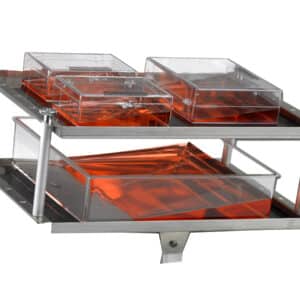 Corning Double Flat Platform with Non-slip Rubber Mat, 300 x 300 mm