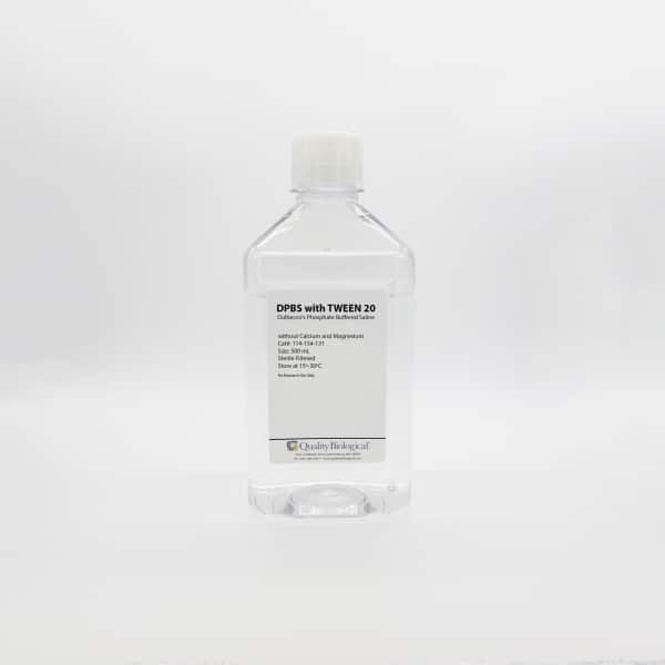 DPBS with Tween-20 without calcium and magnesium, 500mL -114154131