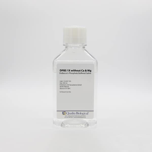 DPBS without calcium and magnesium, 500mL - 114057101