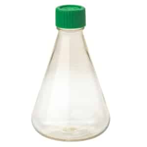 Erlenmeyer Flask, 1000mL, Plain Bottom, Vent Cap, Polycarbonate, Sterile, CellTreat