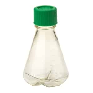 Erlenmeyer Flask, 250mL, Baffled Bottom, Vent Cap, Polycarbonate, Sterile
