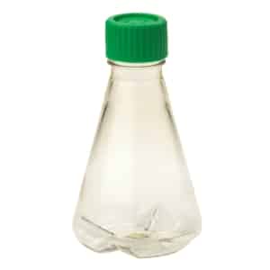Erlenmeyer Flask, 500mL, Baffled Bottom, Vent Cap, Polycarbonate, Sterile