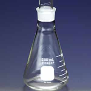 PYREX® Narrow Mouth Erlenmeyer Flask with PYREX® Standard Taper Stopper
