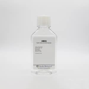 HBSS (Hank's Balanced Salt Solution) provides buffering to maintain the physiological pH range and osmotic balance of cell culture media.