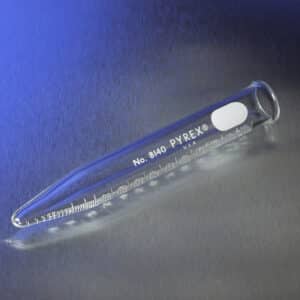 PYREX® Heavy Duty Conical Centrifuge Tube with White Graduations, Beaded Rim