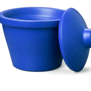 Corning® Ice Bucket with Lid, Round, blue