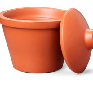 Corning® Ice Bucket with Lid, Round, orange