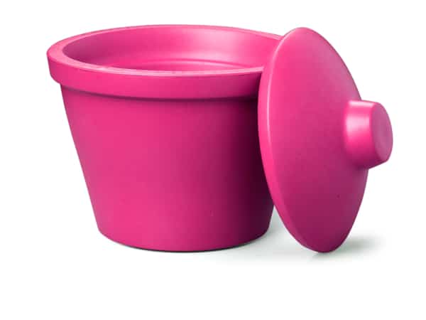 Corning® Ice Bucket with Lid, Round, pink