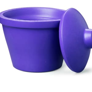 Corning® Ice Bucket with Lid, Round, purple