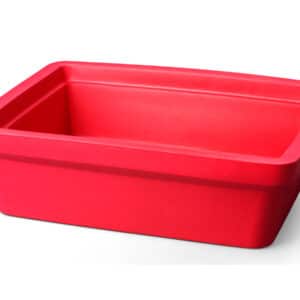Corning® Ice Pan, Rectangular, red