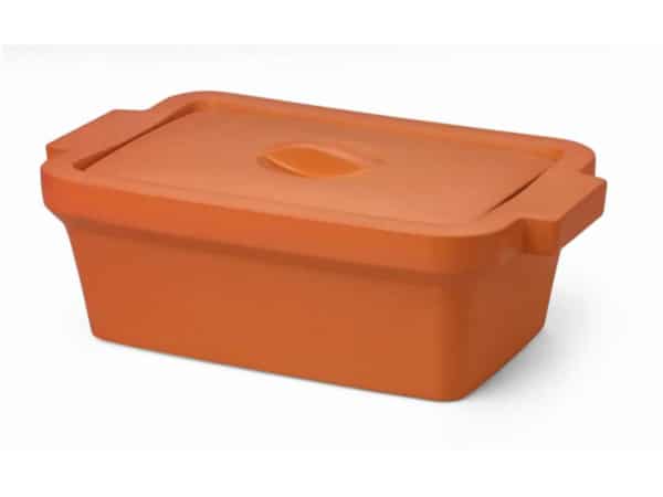 Ice Pan with Lid, orange