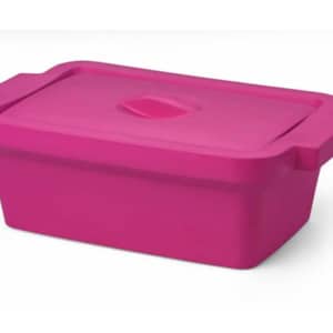 Ice Pan with Lid, pink