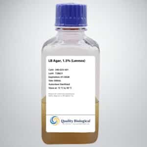 LB Agar 1.5% (Lennox), 500 mL - 340025501