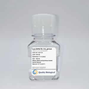 Low EDTA TE (1X), pH 8.0, 100 mL