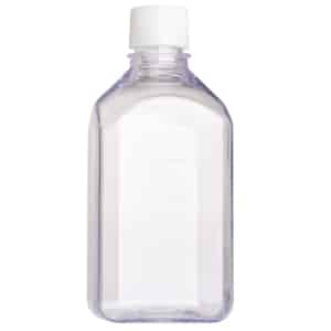 CellTreat Media Bottles, Square, PETG, 1000mL, Bulk