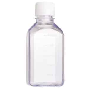 CellTreat Media Bottle, PETG, Square, 500mL, Sterile
