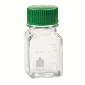 Media Bottle, Square PET, 125mL, CellTreat