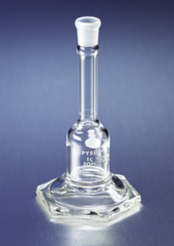 PYREX® Micro Volumetric Flask, Class A, Certified and Serialized, with Standard Taper Stopper
