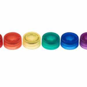Screw Cap for Microtube, Assorted Colors, CAP ONLY, CellTreat