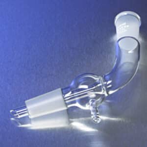 PYREX 105deg Angle Vacuum Connecting Adapter with 24/40 Joints