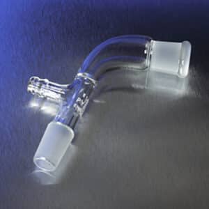 PYREX 105deg Angle Vacuum Connecting Adapter with 14/20 Joints