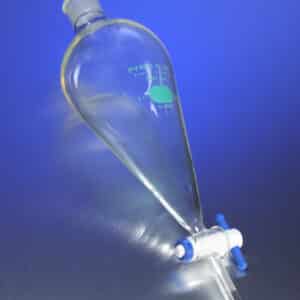PYREXPLUS® Squibb Pear-shaped Separatory Funnels
