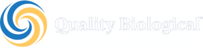 Quality Biological White Logo