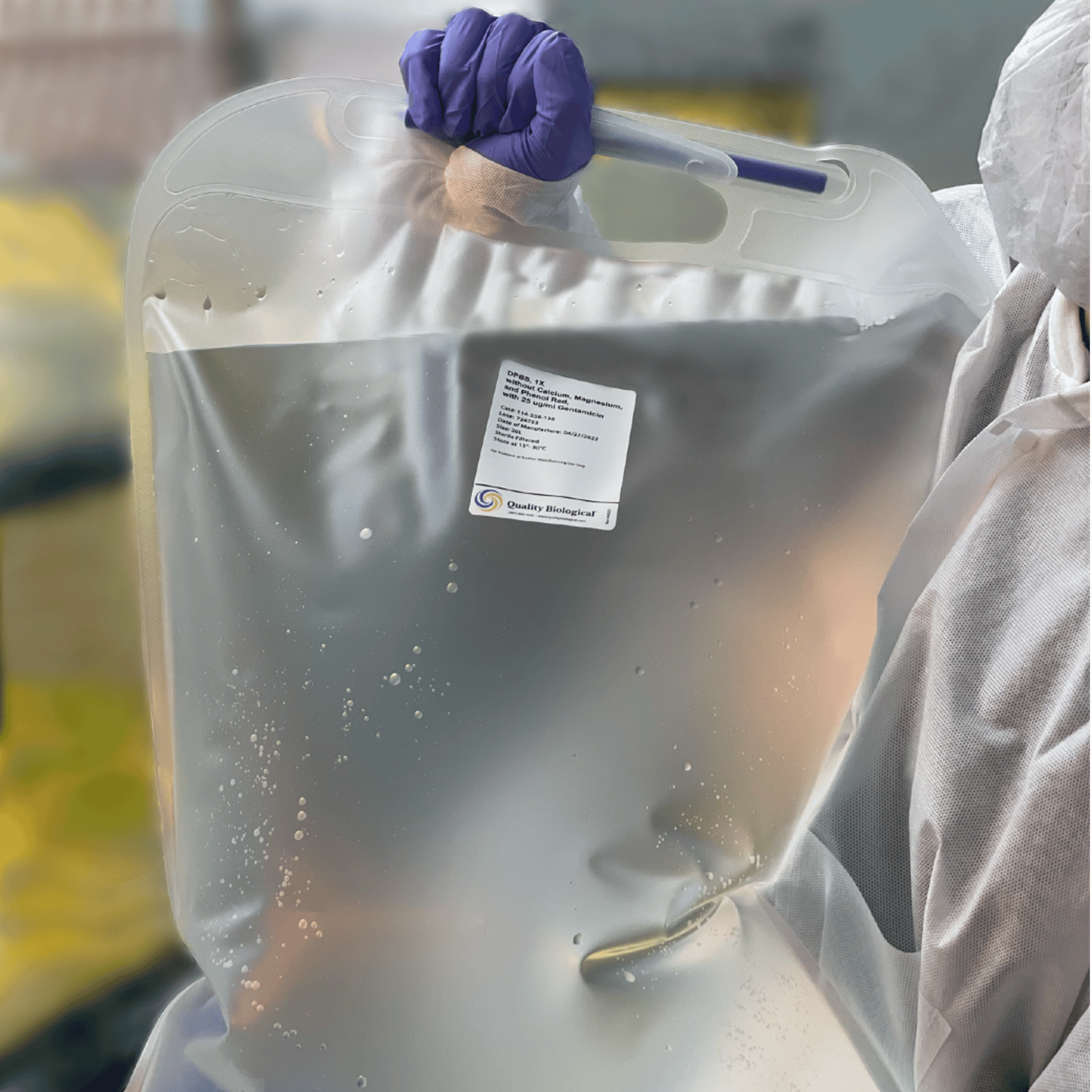 QBI Buffers & Cell Culture Media in Biobags