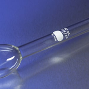 PYREX 30mL Round Bottom Micro Kjeldahl Flask with Long Neck