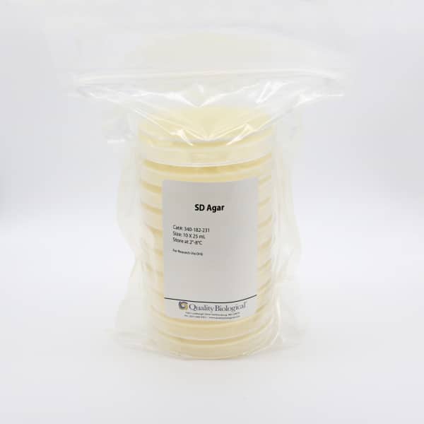 Synthetic Dextrose (SD) Agar is a minimal yeast medium.