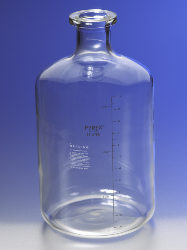 PYREX® Solution Carboys with Tooled Neck and Graduations