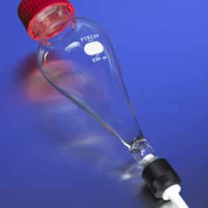 PYREX® Squibb Separatory Funnels, PTFE Valve and Threaded Top