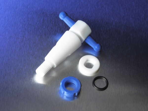 Replacement PTFE Standard Straight Bore Stopcock Plug Assembly