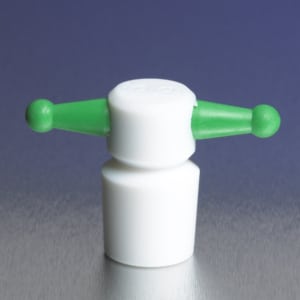 PYREX® PTFE Standard Taper Keyhole Stoppers, Color-Coded