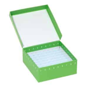 Storage Box, Hinged Cardboard, Green, CELLTREAT