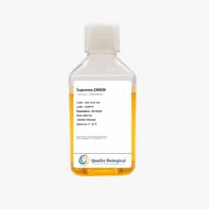 Supreme DMEM allows reduced FBS supplementation, extending the cell culture serum requirements 5-10 fold longer than classical DMEM.