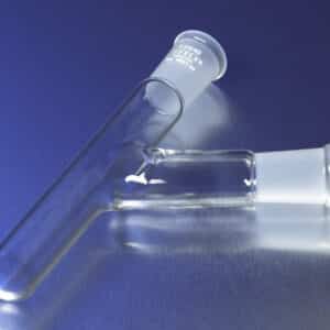 PYREX Combination Reaction and Receiver Tube with Two 24/40 Standard Taper Outer Joints