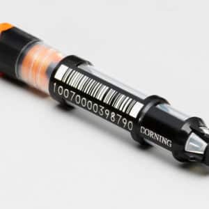 Corning® 96 1D/2D Bar Coded Storage Tubes, 1.3 mL, With Screw Caps, Bagged