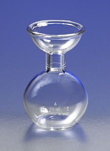 PYREX 60mLViscosimeter Volumetric Flask, Class A, Tooled Rim