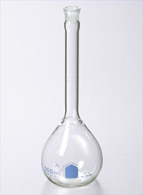 PYREX VISTA Class A Volumetric Flasks with PYREX Glass Standard Taper Stopper