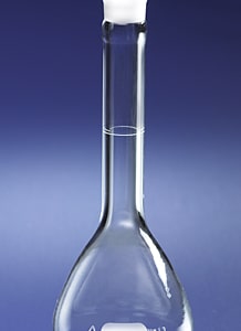 PYREX® Class A Volumetric Flask with PTFE Stopper
